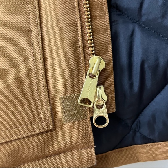 NWT Carhartt C003 Loose Fit Firm Duck Insulated Traditional Coat, Brown, 2XL - Picture 7 of 14